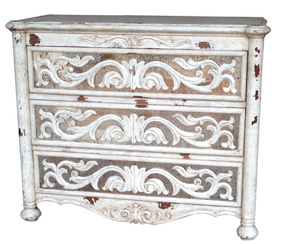 ALBA BEDROOM SET | Luxury French European | Antique Mirror Details | Includes Delivery and Assembly