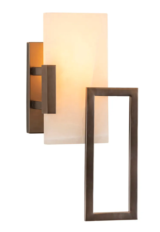 Pleione of Fairfield Harbor Sconces (2-Pack; Left and Right), Bronze, Contemporary