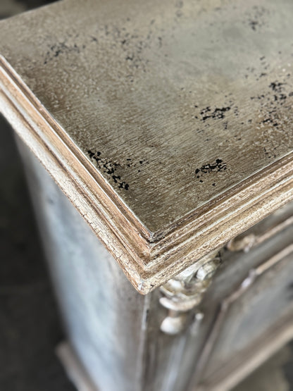 Valencia European Estate Weathered Gray Handcrafted Dining Room Buffet Table - 13 x 90 x 41