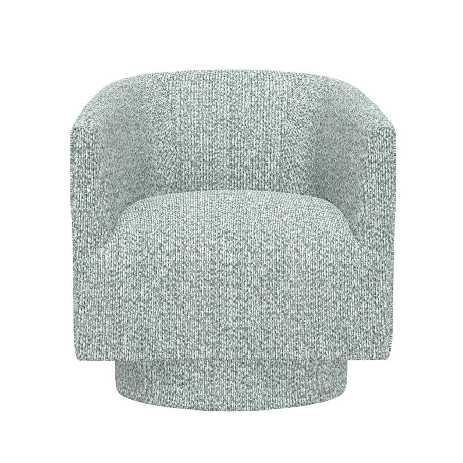 Baltic Upholstered Swivel Chair 360-Degree Contemporary Design (2-Pack)