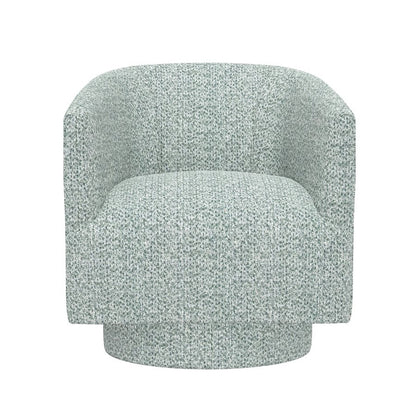 Baltic Upholstered Swivel Chair 360-Degree Contemporary Design (2-Pack)