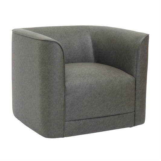 Durango Upholstered Swivel Chair 360-Degree Contemporary Design (2-Pack)