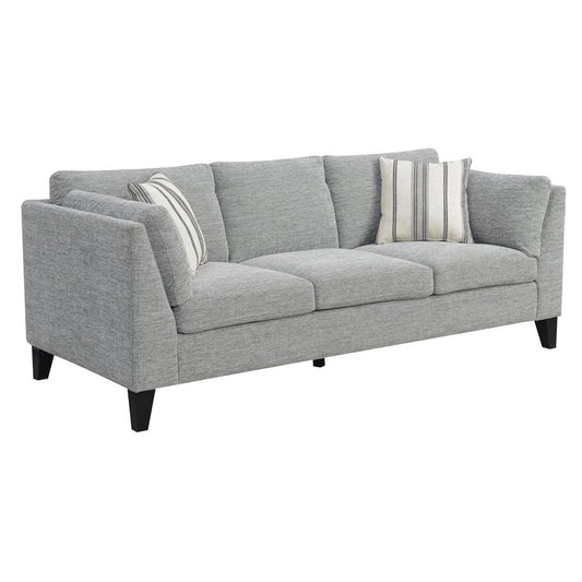 SOFA W / 2 ACCENT PILLOWS-GRAY