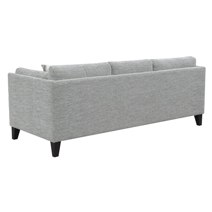 SOFA W / 2 ACCENT PILLOWS-GRAY