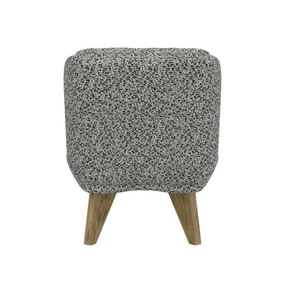 Blue Upholstered Contemporary Armless Chair Pocketed Coil Seat (2-Pack)