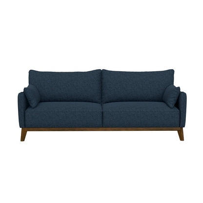 SOFA W /  WOOD BASE - NAVY