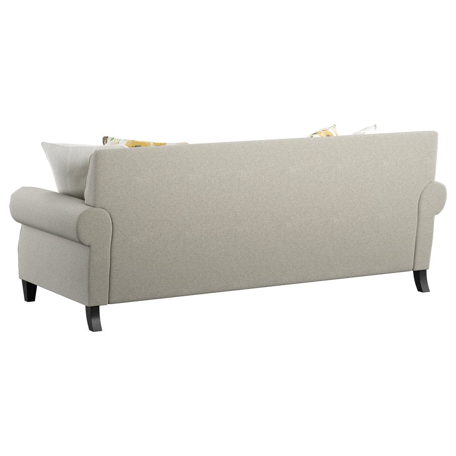 SOFA W / 4 PILLOWS-BEIGE