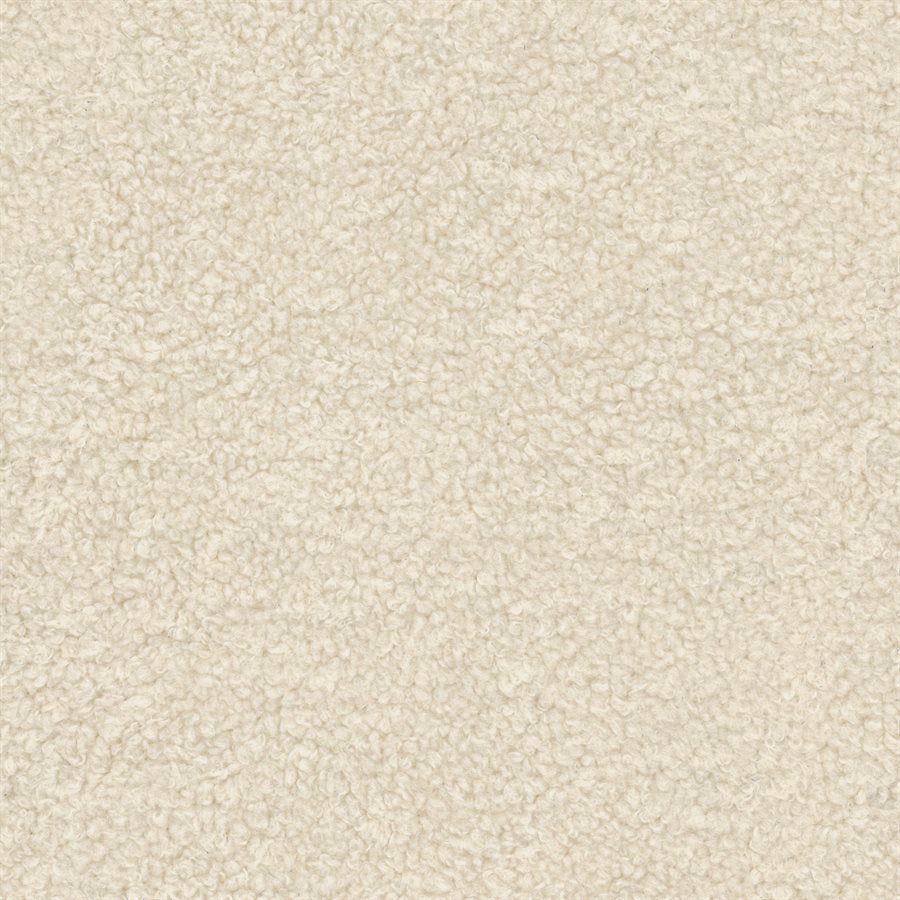 Pumpkin Swivel White Boucle Fabric Contemporary Chair Spring Support (2-Pack)