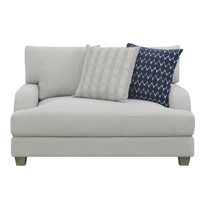 Harbor Gray CHAIR & HALF W / 2 PILLOWS-LARGE, COMFY CUSHIONS (2-Pack)