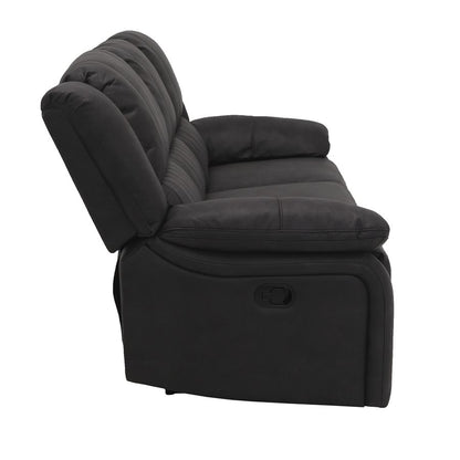 MOTION SOFA - BLACK - 2 Recliners