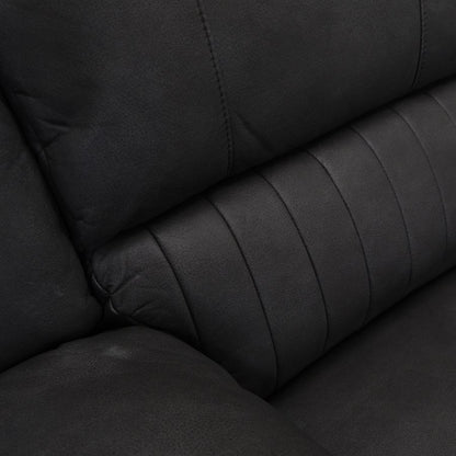 MOTION SOFA - BLACK - 2 Recliners