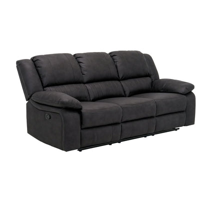 MOTION SOFA - BLACK - 2 Recliners