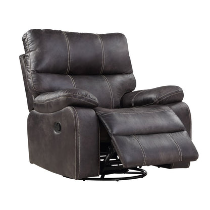 SWIVEL GLIDER RECLINER-GREY
