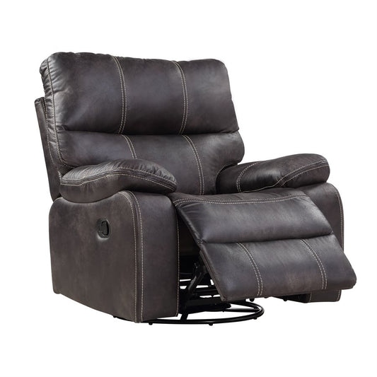 SWIVEL GLIDER RECLINER-GREY