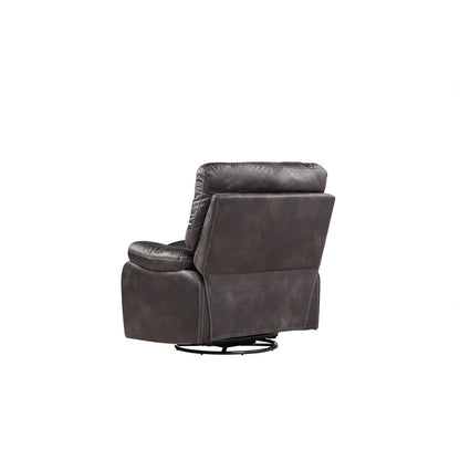 SWIVEL GLIDER RECLINER-GREY