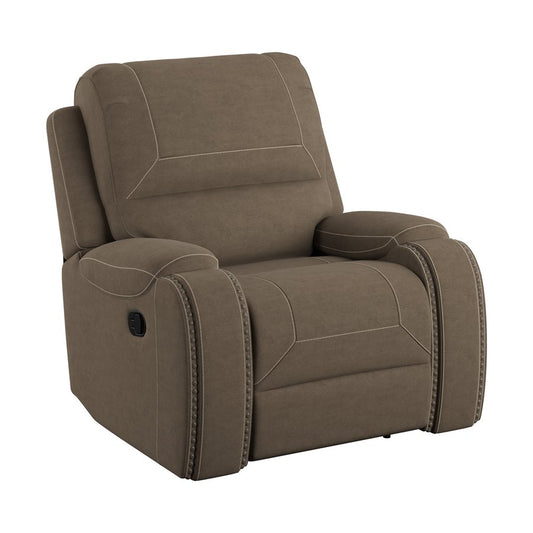 SWIVEL RECLINER - BROWN