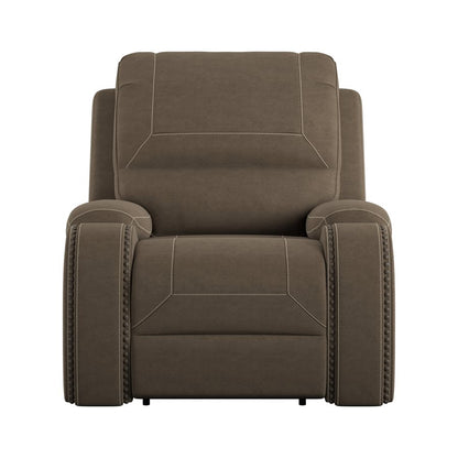 SWIVEL RECLINER - BROWN
