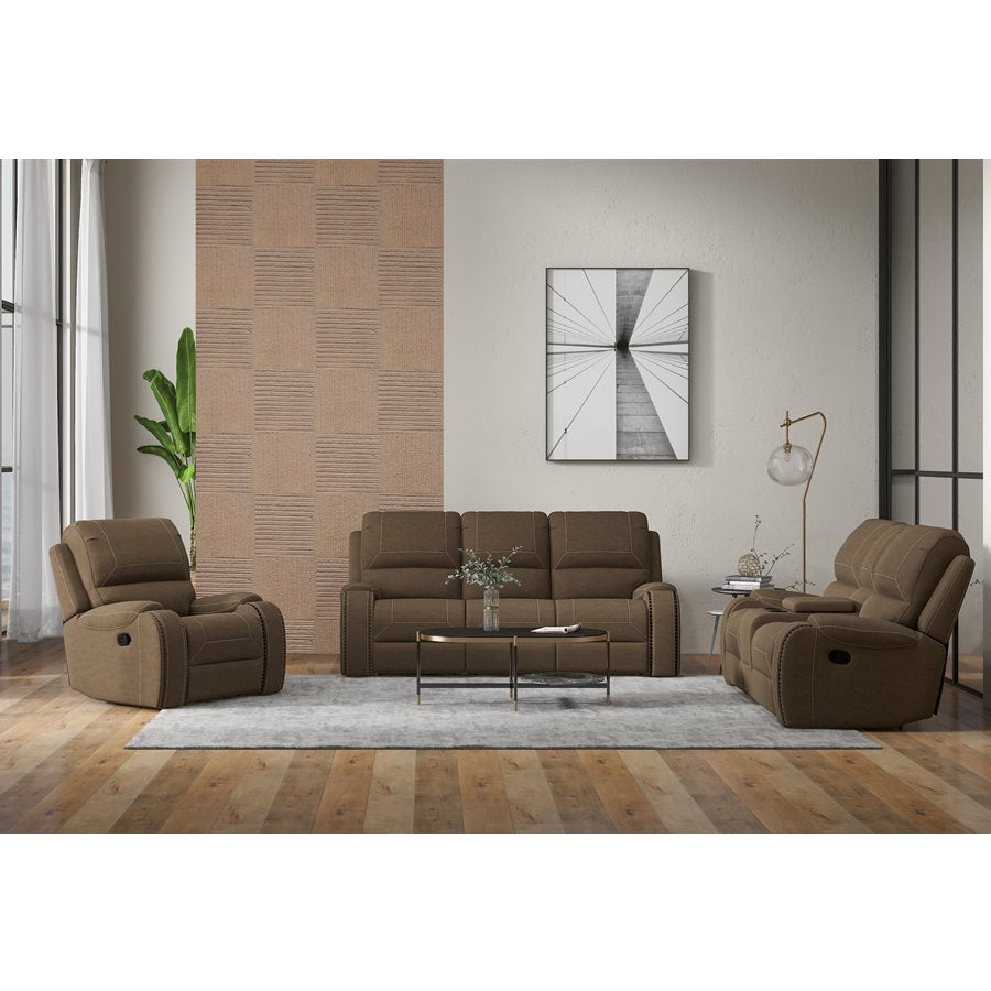 SWIVEL RECLINER - BROWN