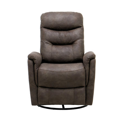 Tawny Faux Leather Accent Chair Motion Glider Swivel Recliner