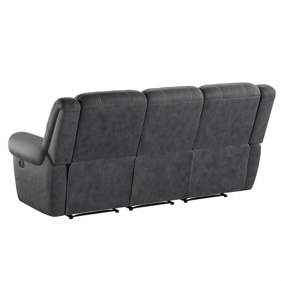 MOTION SOFA - GREY - 2 Recliners