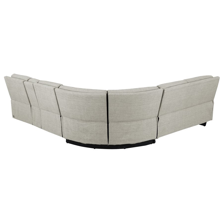 MEDFORD-3PC 3-POWER RECLINING SECTIONAL - TAN