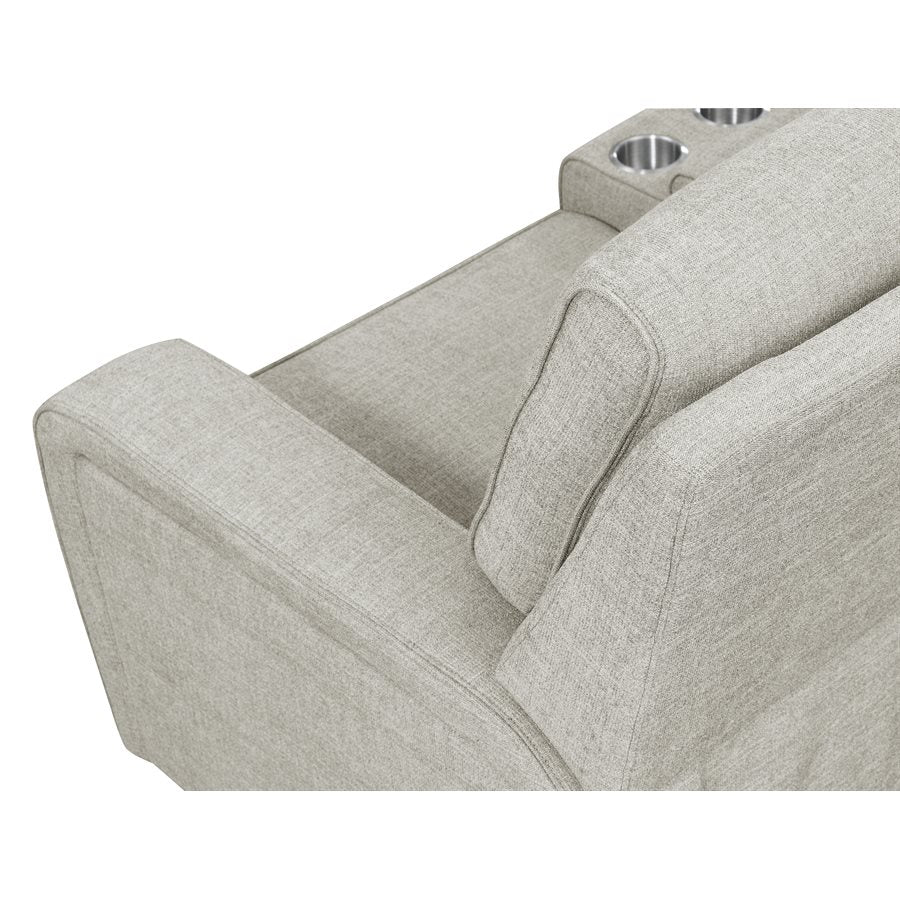 MEDFORD-3PC 3-POWER RECLINING SECTIONAL - TAN
