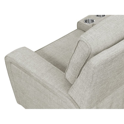 MEDFORD-3PC 3-POWER RECLINING SECTIONAL - TAN