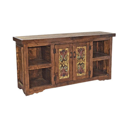 Goliad Basin Buffet With Colored And Hand Carved Doors