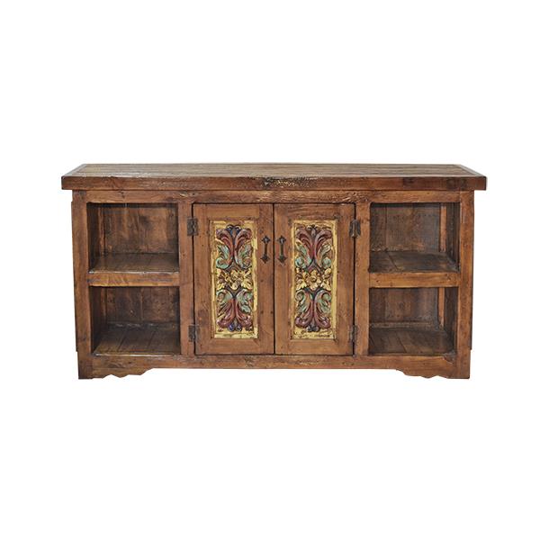 Goliad Basin Buffet With Colored And Hand Carved Doors
