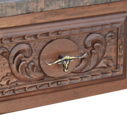 Round Mountain Three Drawer Credenza / Console Table