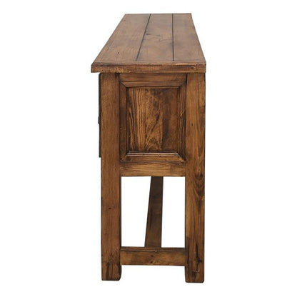 Eagle Nest Canyon Console, Hand Carved Drawers