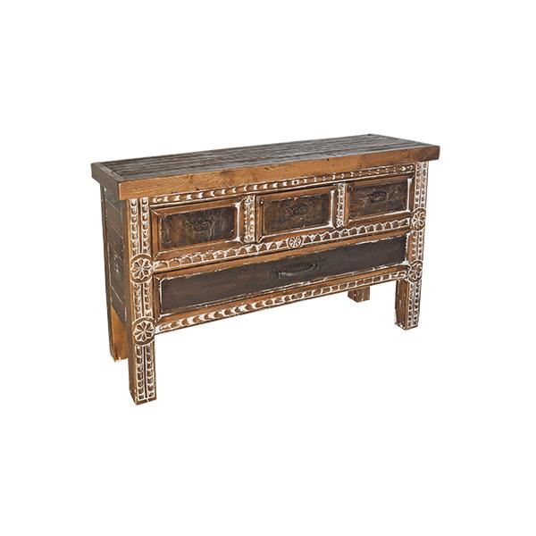 Sycamore Ridge White Wash Finished Console