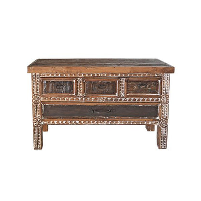 Sycamore Ridge White Wash Finished Console