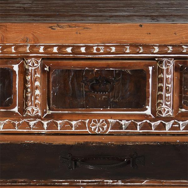 Sycamore Ridge White Wash Finished Console