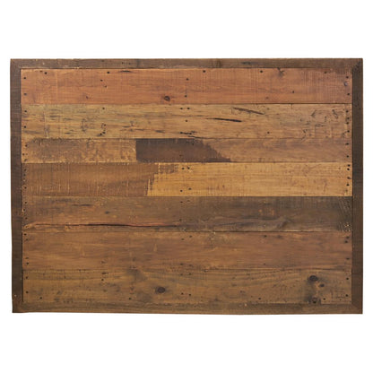 Casual Table with Wine Barrel Wooden top and Half Tequila Barrel Support 54" W x 39" L x 16" H