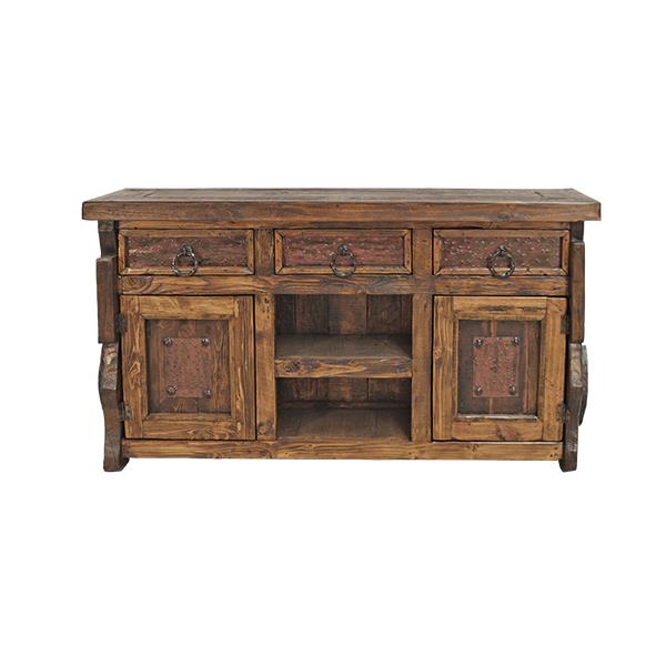 Three Rivers Basin Buffet With Yoke Sides & Red Tin