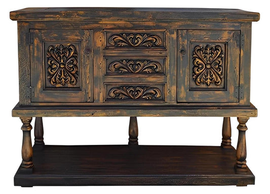 Bear Butte Two Tier Buffet - Black