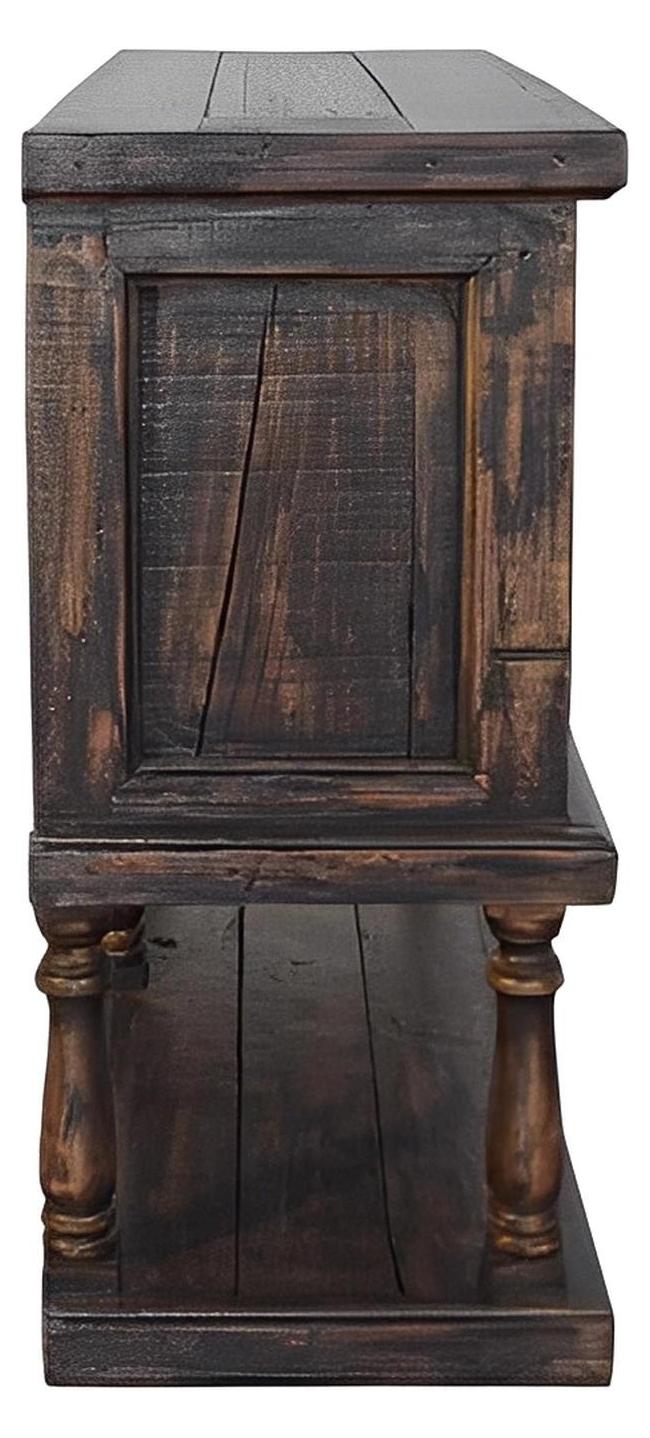 Bear Butte Two Tier Buffet - Black