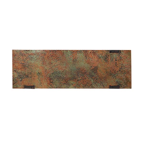 Hebbronville Basin Carpenters Credenza / Console Table With Copper Top