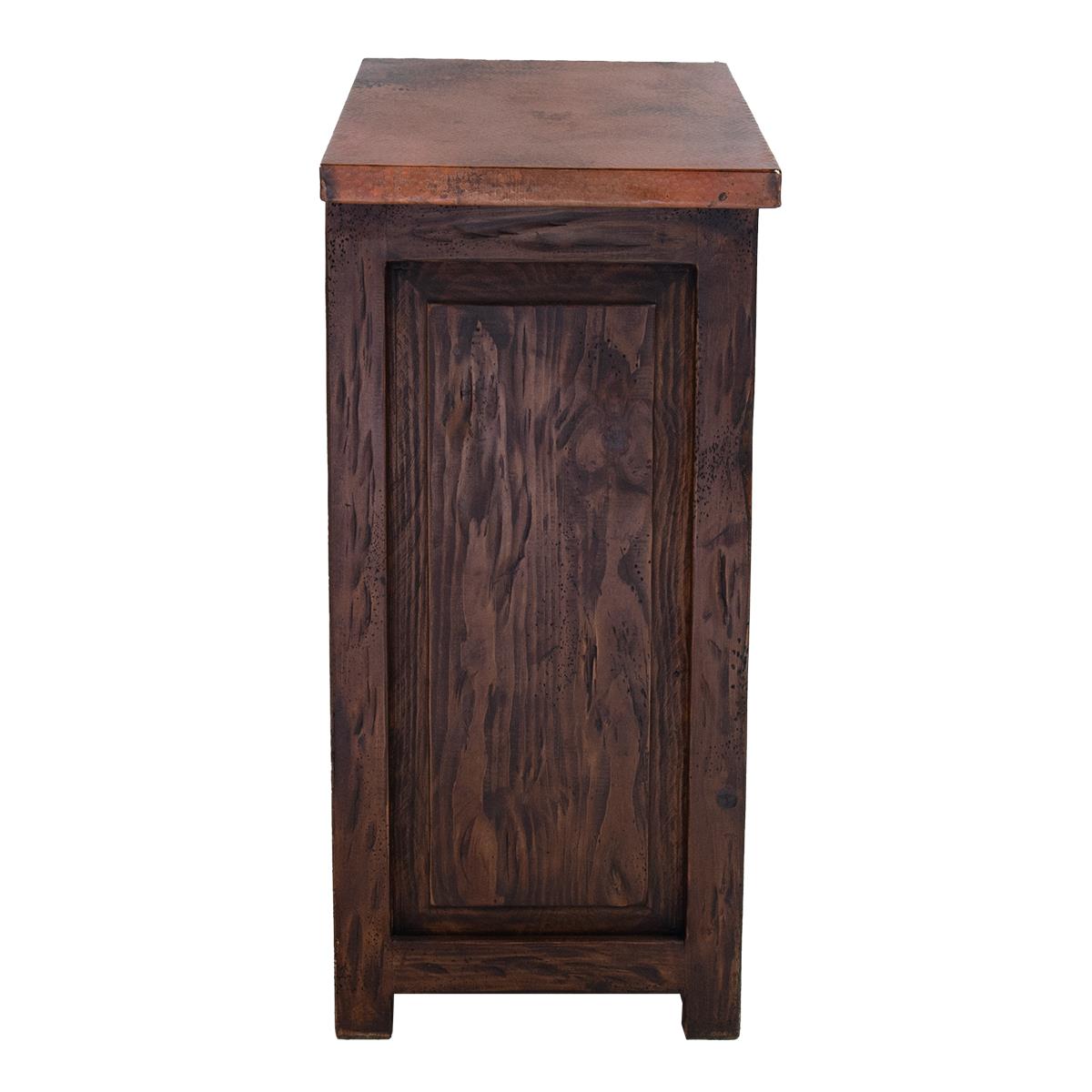 Sierra Saddle Dark Walnut Bed With Dark Red Crocodile Print Leather & Strap Accents, Hand-Carved, Optional Nightstands - Includes Full Service Delivery