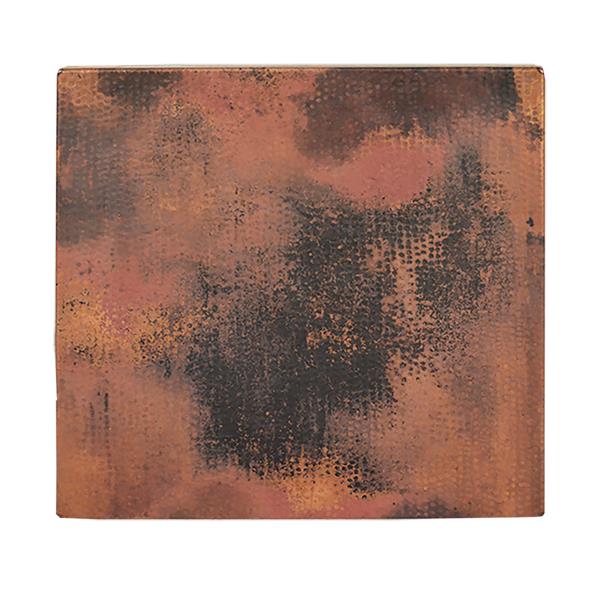 Serrano Copper Top End Tables (2-Pack) with Wooden Frames