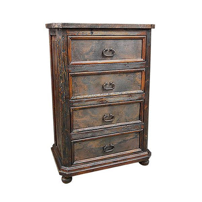 Cottonwood Canyon Chest, Copper Top And Drawers