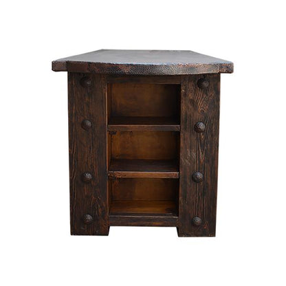 Windmill Canyon Kitchen Island With Clavos