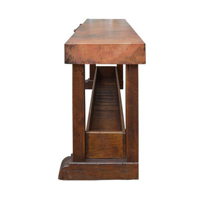 Crow Hill Natural Copper Top Kitchen Island