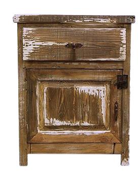 Gaines Basin Antique White Nightstand (Left)