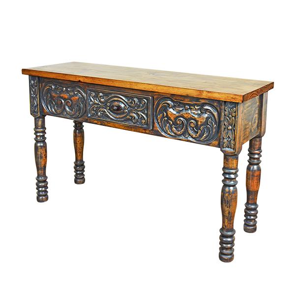 Terlingua Basin Artisan Utility Console - Grey