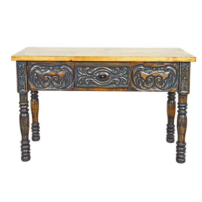 Terlingua Basin Artisan Utility Console - Grey