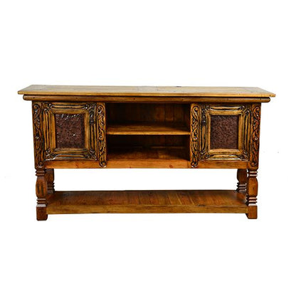 Mathis Basin Buffet/ Console W Steel Panels