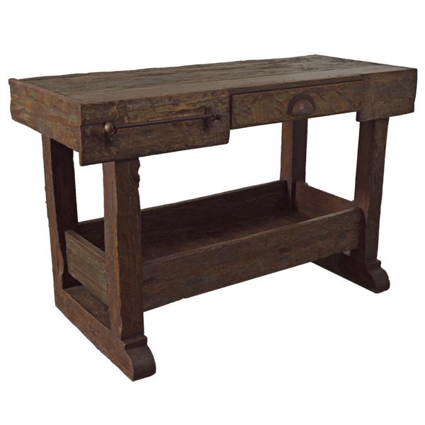 Yucca Canyon Kitchen Island With Turquoise Fleck