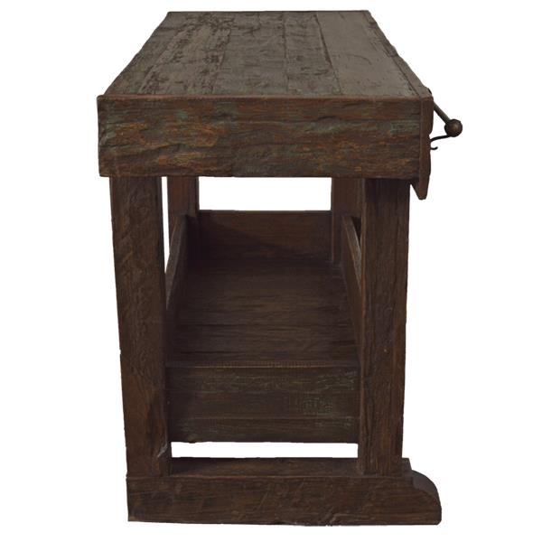 Yucca Canyon Kitchen Island With Turquoise Fleck